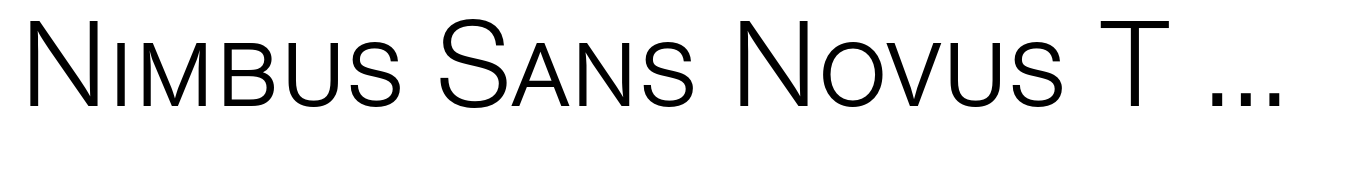 Nimbus Sans Novus T Regular SC